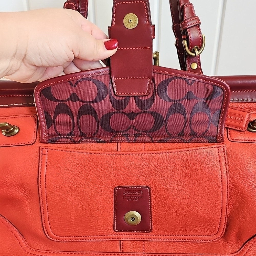 Coach Vintage Rare 2004 Soho Dowel Top Leather Satchel Limited Edition - Picture 8 of 15